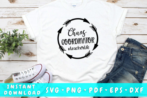 Chaos Coordinator SVG for Crafts and Graphics