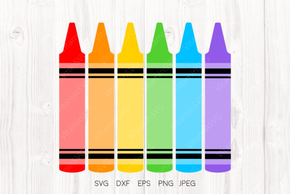 Crayons SVG: Playful Graphics for Crafts & Blogs