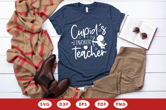 Cupid's Teacher SVG: Graphics for Crafts