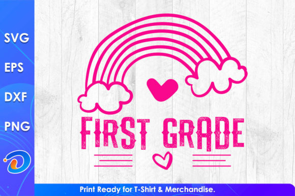 First Grade Teacher SVG: Graphics for Crafts