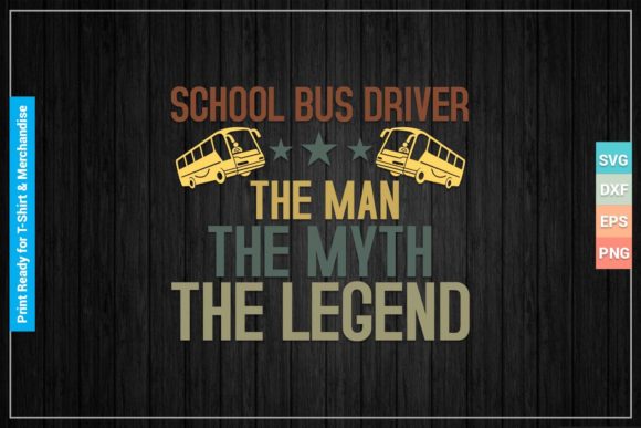 School Bus Driver SVG: Graphics & Crafts