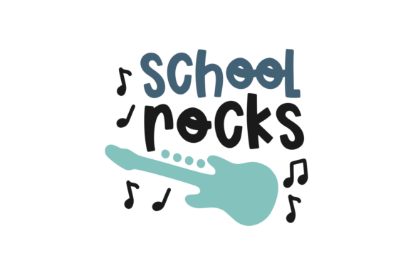 School Rocks: A Designer's Take on This Bold SVG for Embroidery