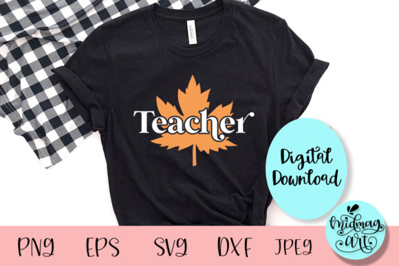 Teacher Fall Svg: Graphics for Crafts & Business