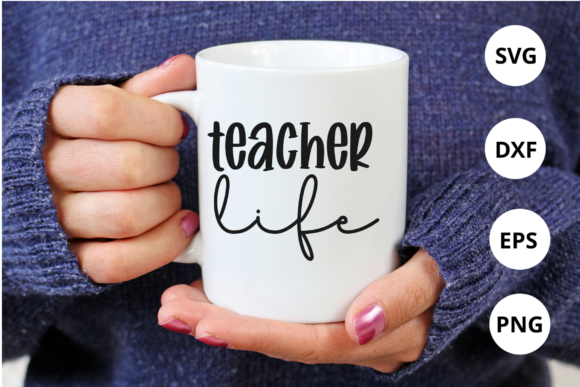 Teacher Life SVG: Premium Graphics for Crafts & Blogs