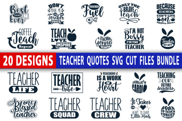 Teacher Quotes SVG Bundle: A Designer's Review