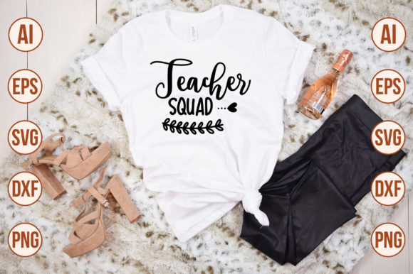 Teacher Squad SVG: A Designer's Take on School Spirit Embroidery